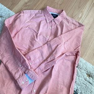 Charles Tyrwhitt extra slim, fit, men’s dress shirt, light, red